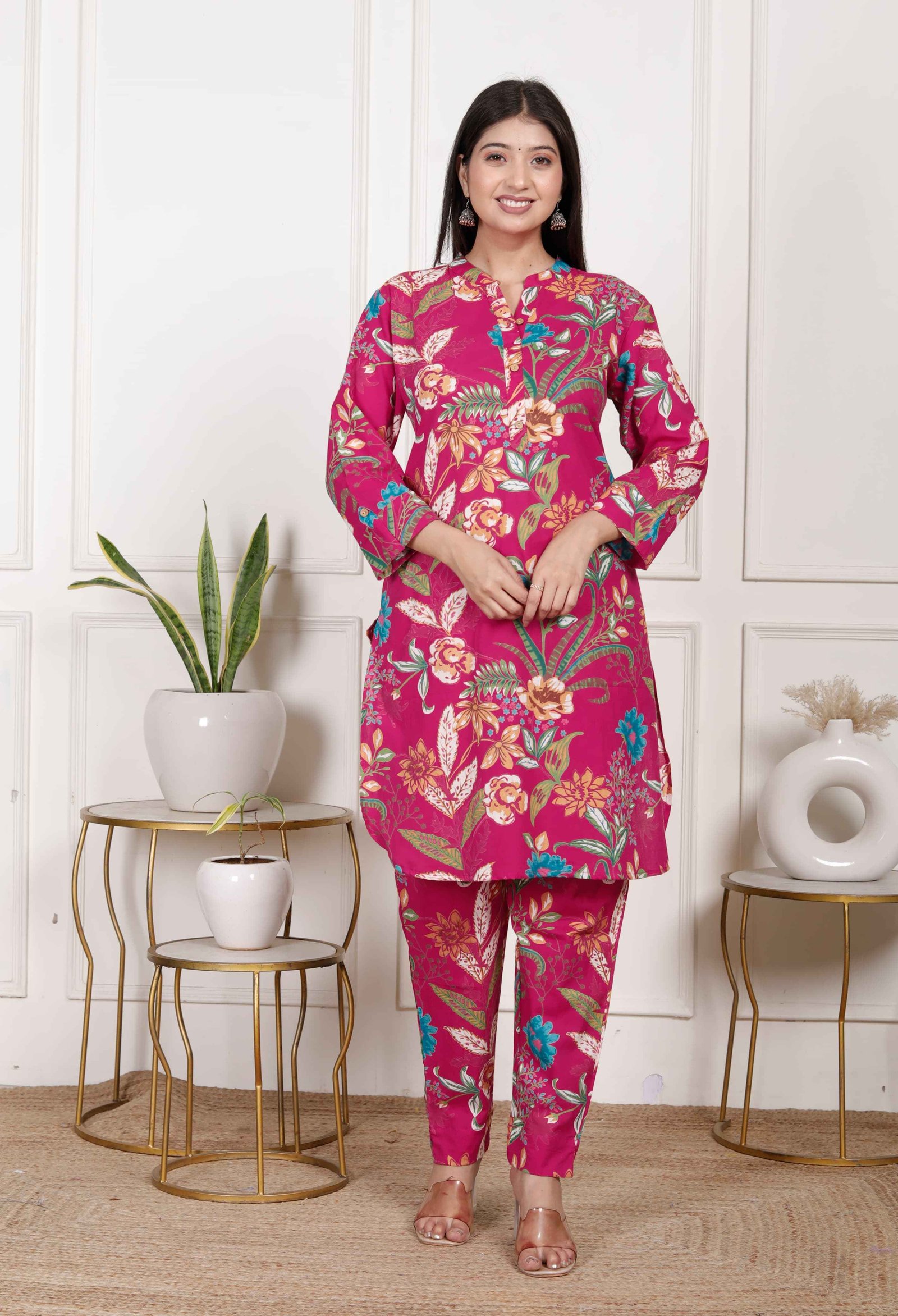 Floral printed coord set 